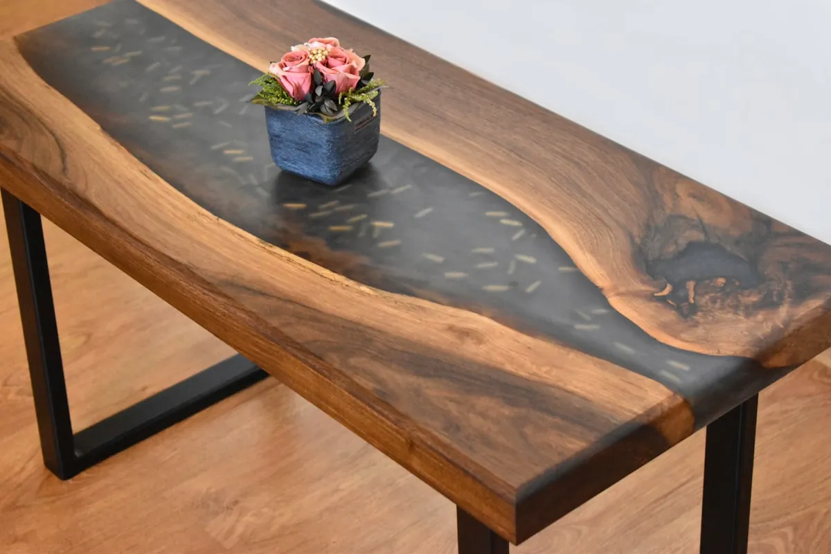 The Meridian | Book-Matched Walnut Coffee Table